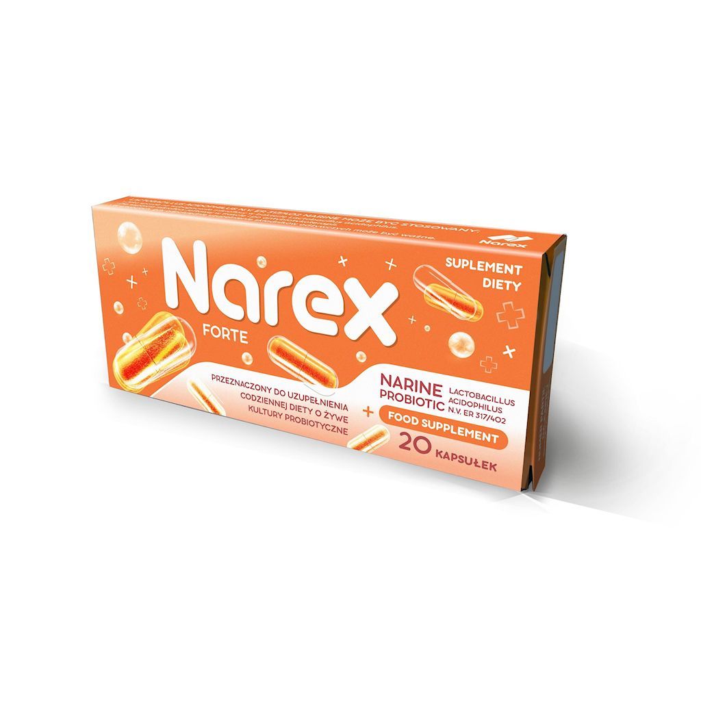Narex Probiotyk narine forte Suplement diety 20 kaps. - suplement