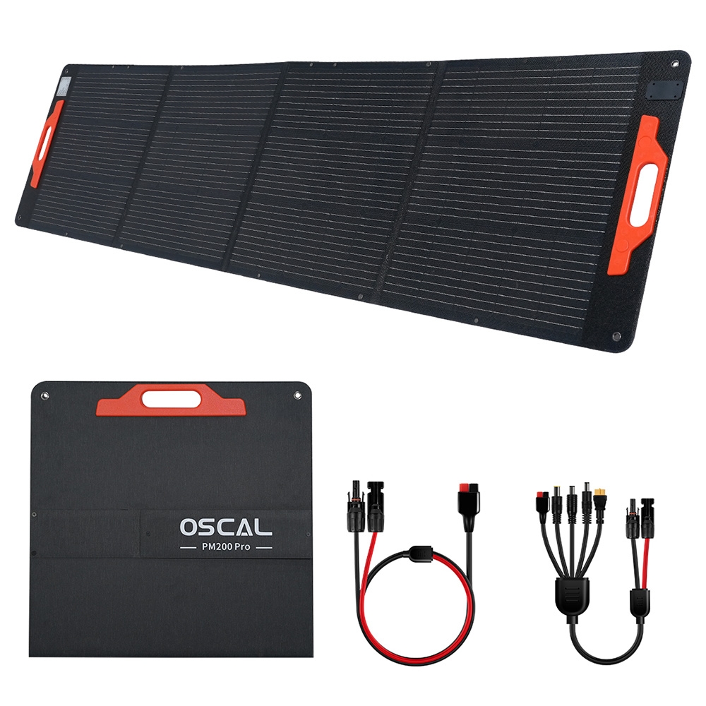 Blackview Oscal PM200 Pro 200W, 23% wydajności konwersji słonecznej