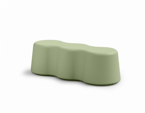 Ławka Peanuts 3 zielony AGT - Lyxo Design