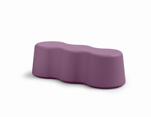 Ławka Peanuts 3 fioletowy AMT - Lyxo Design