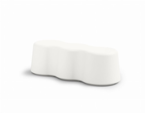 Ławka Peanuts 3 biały PRL - Lyxo Design