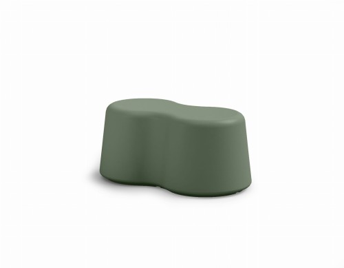 Ławka Peanuts 2 ciemnozielony SMD - Lyxo Design