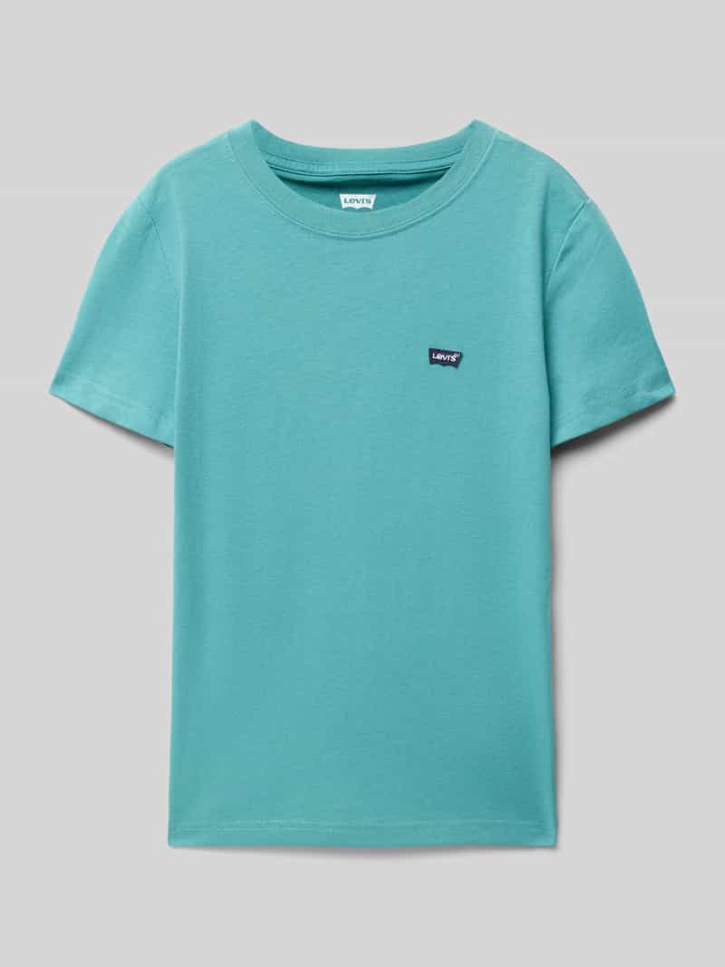 T-shirt z detalem z logo