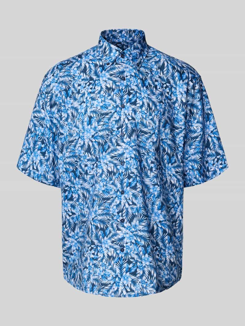 Koszula biznesowa o kroju comfort fit z kołnierzykiem typu button down