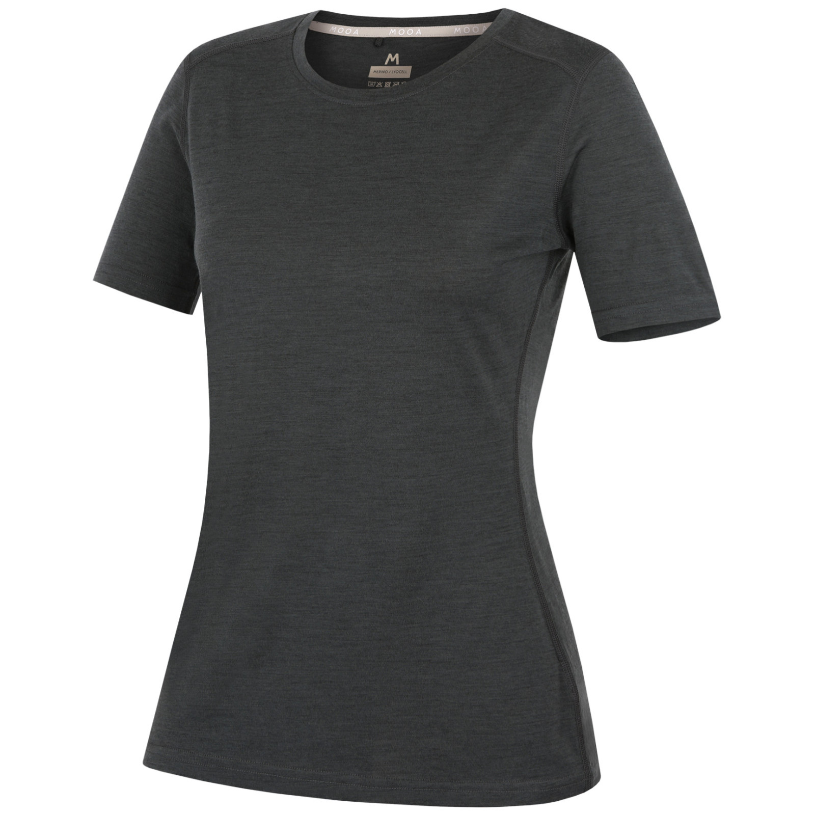 Koszulka damska MOOA Merino Lyolite 150 Short Rozmiar: XXL / Kolor: czarny