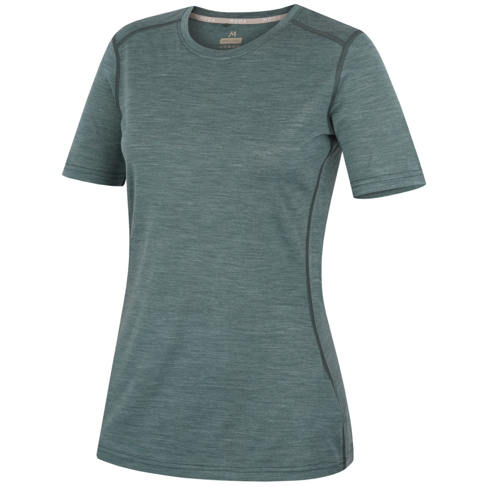 Koszulka damska MOOA Merino Lyolite 150 Short Rozmiar: M / Kolor: turkusowy