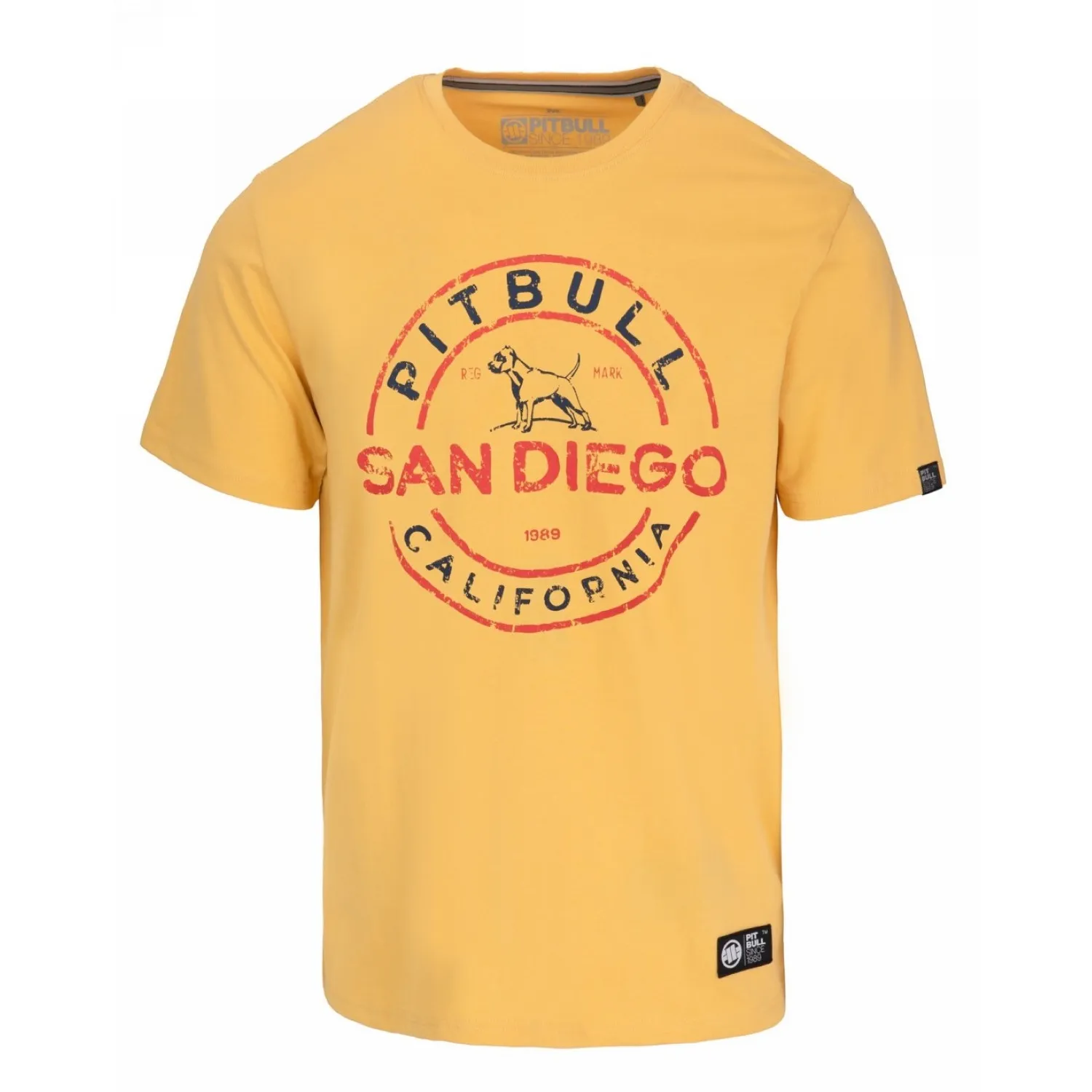 PITBULL KOSZULKA Light Weight 170 Basic San Diego Ins. '25 - Żółta