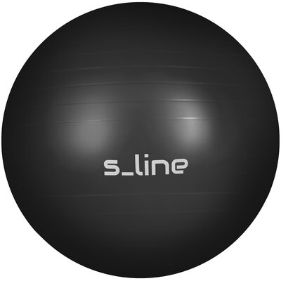 Piłka gimnastyczna S_LINE SA009B Czarny (65 cm)