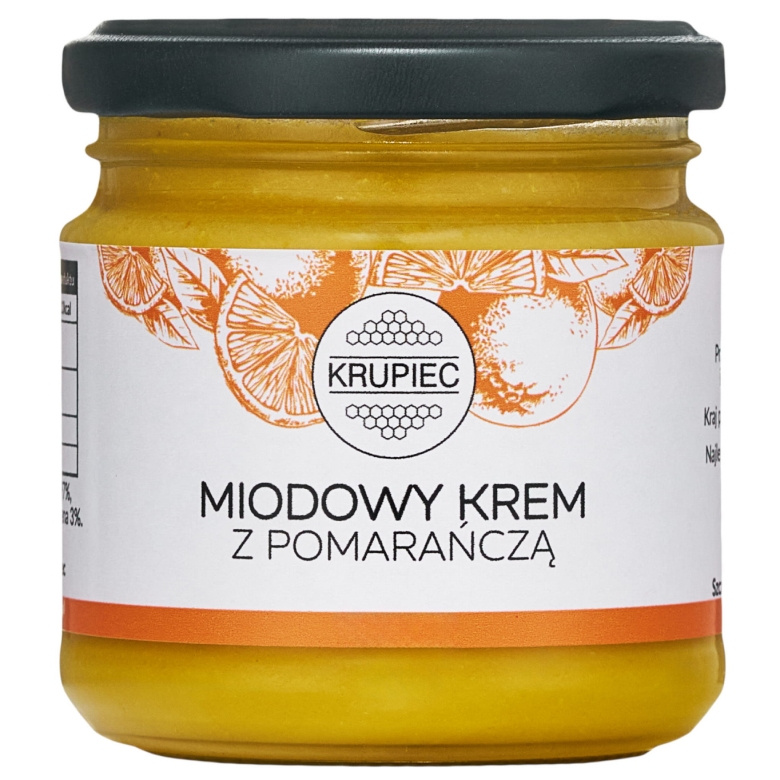 Miód z pomarańczą Krupiec 250g