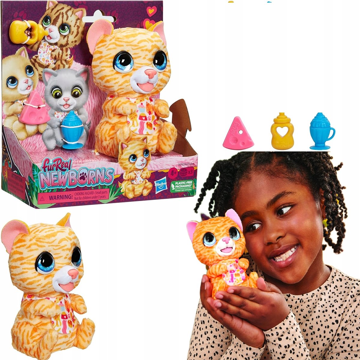 Kot Kotek Interaktywny Pluszowy Wydaje Dźwięki Interaktywne Zwierzątko