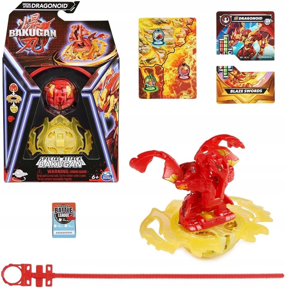Bakugan Figurka Red Bakugany Special Attack Drago Red Prezent Dla Dzieci
