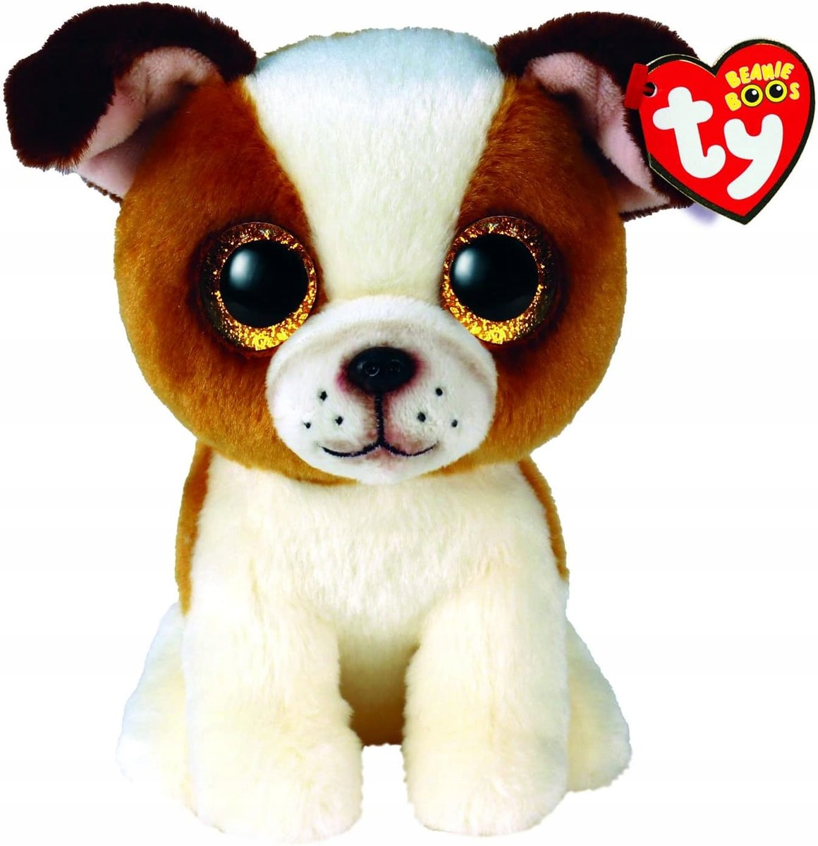 Beanie Boos Pies Hugo 15Cm Pluszak Miękki Zwierzak Prezent Dla Dzieci