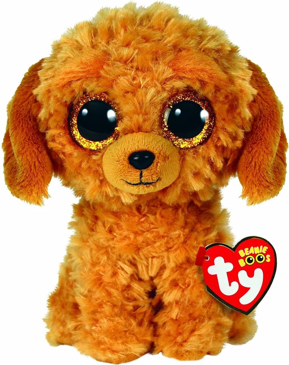 Beanie Boos Piesek Noodles 15Cm Pluszak Miękki Zwierzak Prezent Dla Dzieci