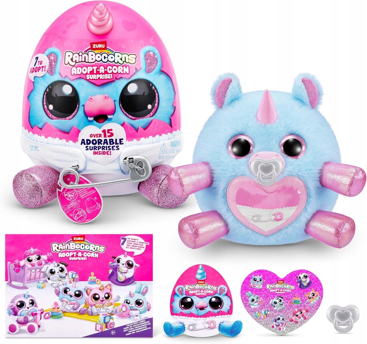 Jajko Niespodzianka Hipopotam W Jajku Rainbocorns Mini Zestaw Akcesoriów