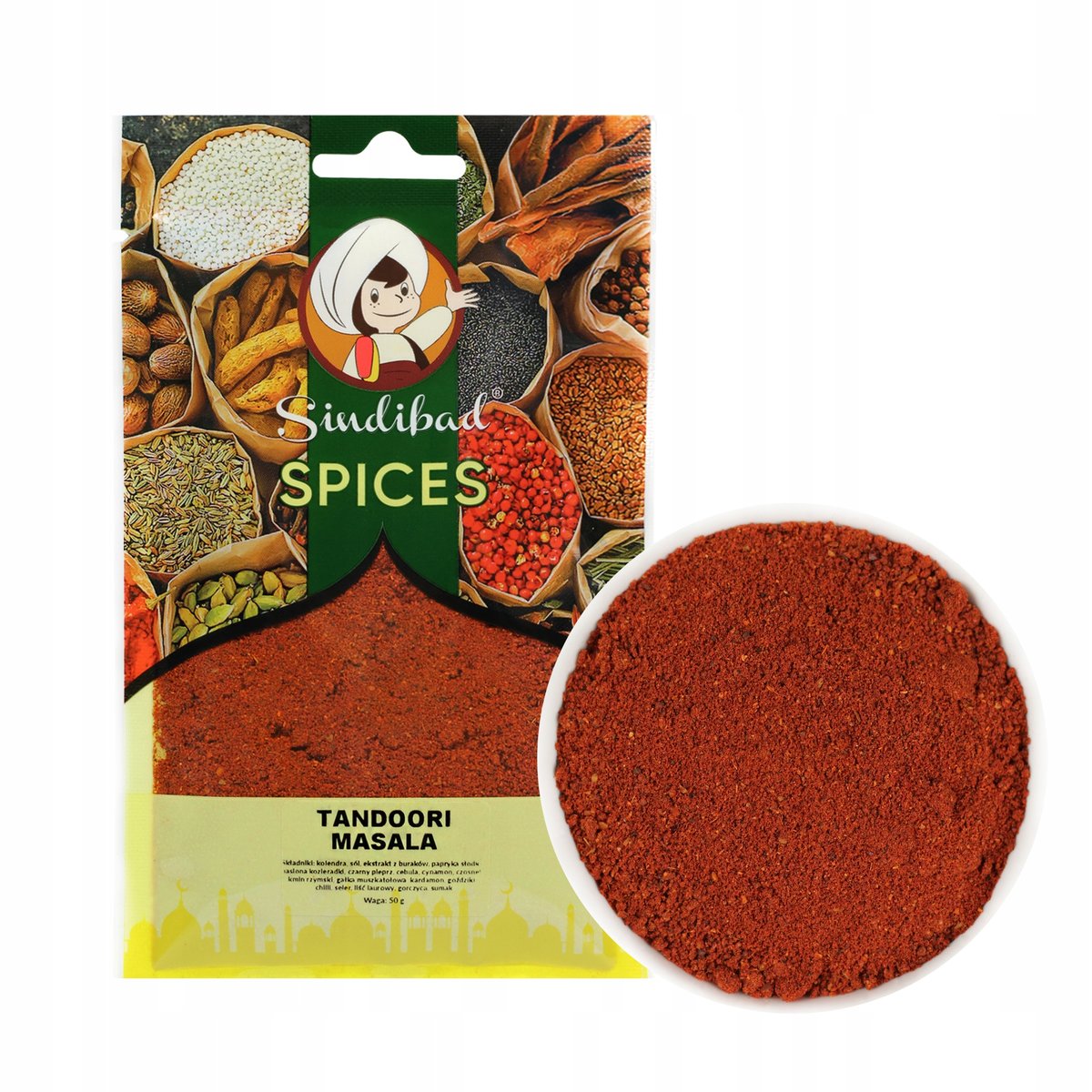 PRZYPRAWA TANDORI TANDOORI MASALA 50g Sindibad