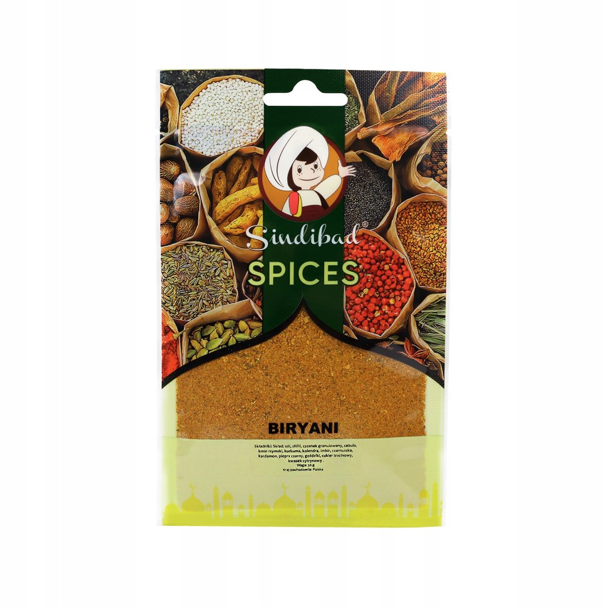 PRZYPRAWA BIRYANI MASALA aromatyczna 30 g SINDIBAD