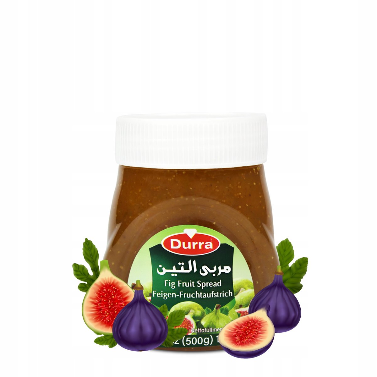 DŻEM FIGOWY SYRYSJKI FIG JAM SŁODKI 500 G DURRA