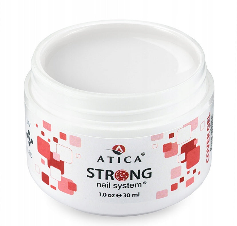 Atica 85438 ŻEL BUDUJĄCE STRONG COVER Extra White 30 ml ultrabiały