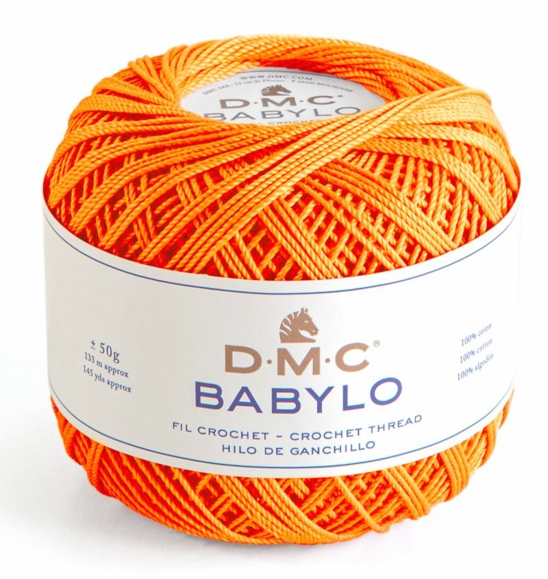 DMC BABYLO 5 kol. 3375 pomarańczowy 50gr /133 m.