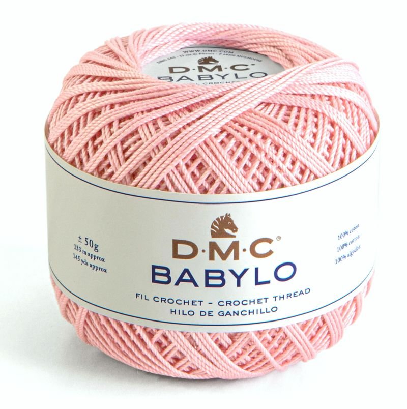 DMC BABYLO 5 kol. 224 brudny róż 50gr /133 m.