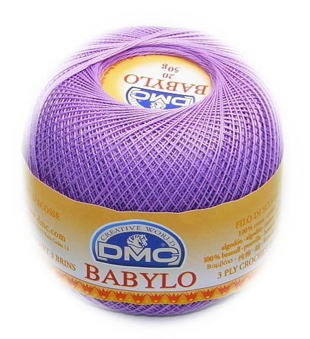 DMC babylo 20 kol. 210 fiolet 50gr/367mb