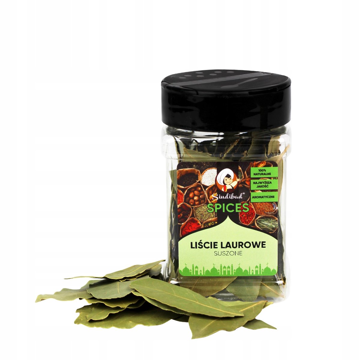 LIŚCIE LAUROWE BOBKOWE 10g Sindibad 100% NATURALNE