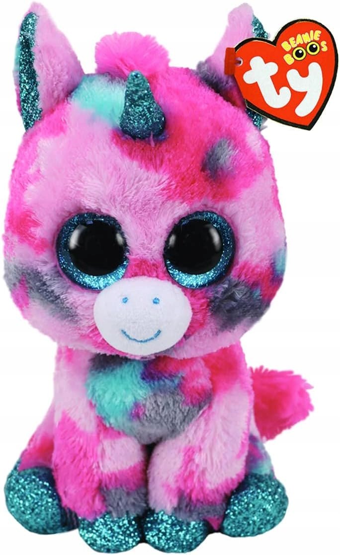 Beanie Boos Jednorożec 15Cm Pluszak Miękki Zwierzak Prezent Dla Dzieci