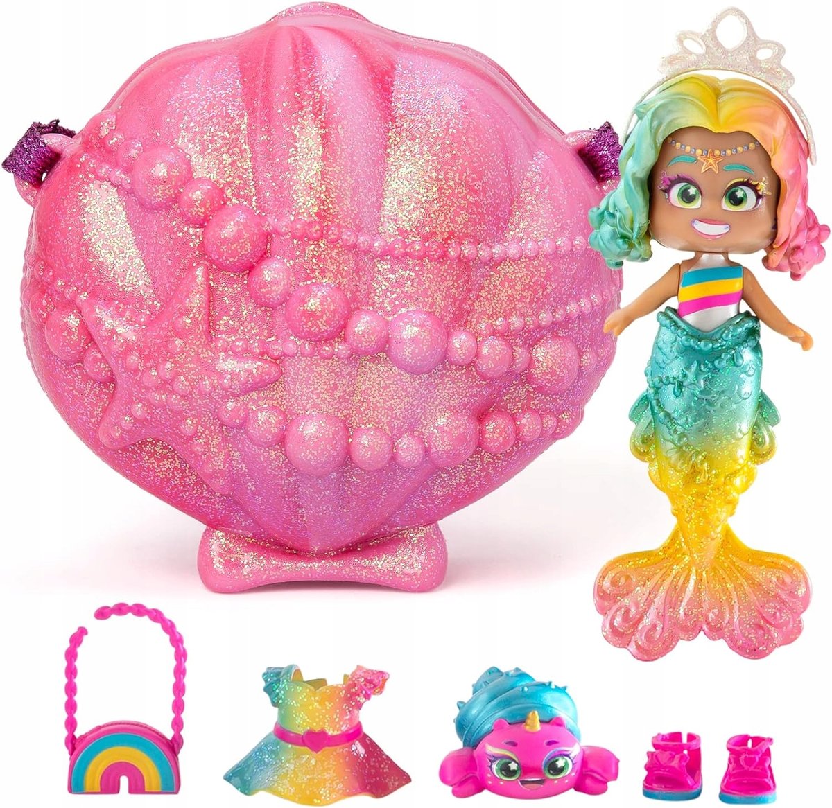 Kookyloos Coral Kooky Mermaids Lalka Akcesoria Prezent Dla Dzieci