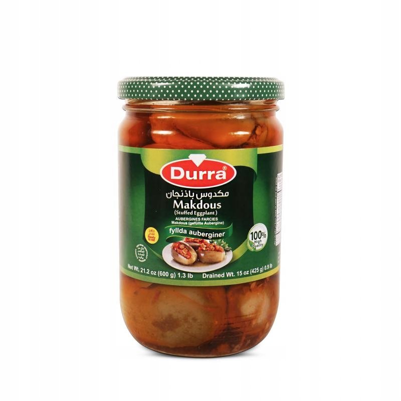 BAKŁAŻANY NADZIEWANE ORZECHAMI MAKDOUS 600g DURRA