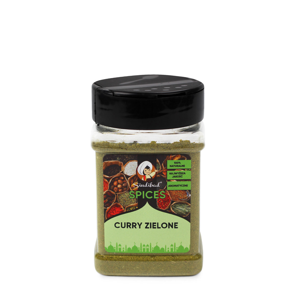ZIELONE GREEN CURRY INDYJSKIE 120g SINDIBAD AROMAT