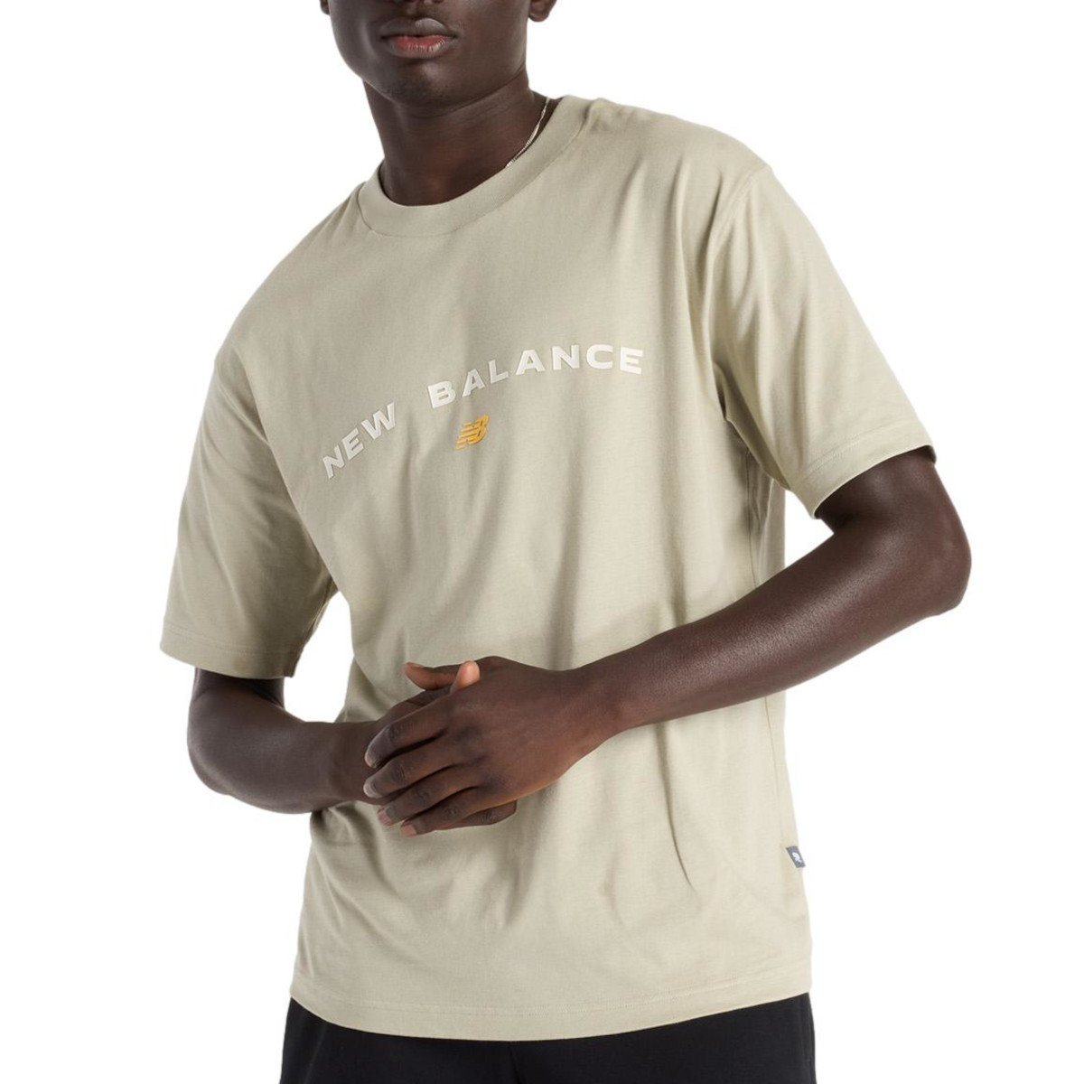 Koszulka męska NB MT51506OVN REIMAGINED GRAPHIC Zielona