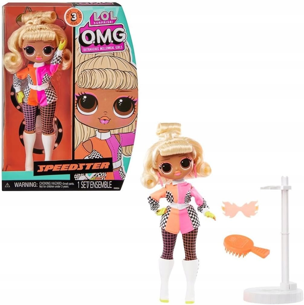 L.O.L. Surprise! Omg Speedster Lalka Dla Dzieci Laleczka Akcesoria