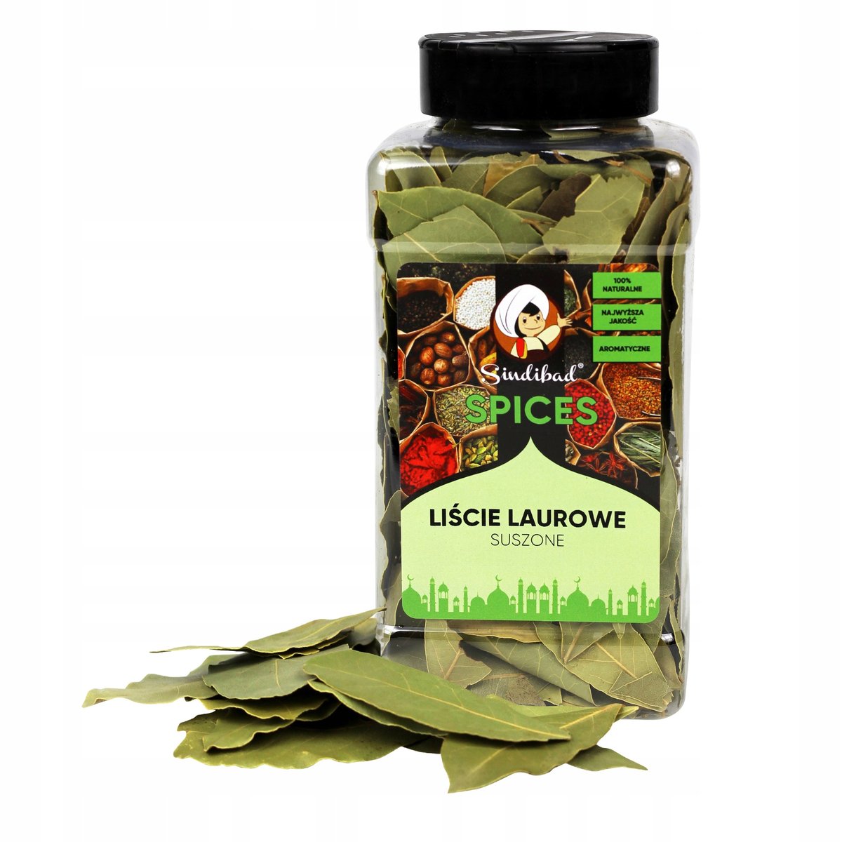LIŚCIE LAUROWE BOBKOWE 60g Sindibad 100% NATURALNE