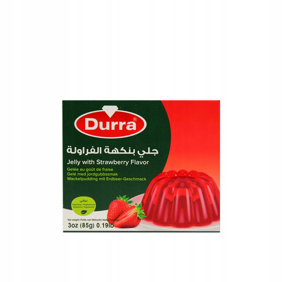 GALARETKA W PROSZKU O SMAKU TRUSKAWKOWYM STRAWBERRY JELLY 85 G DURRA