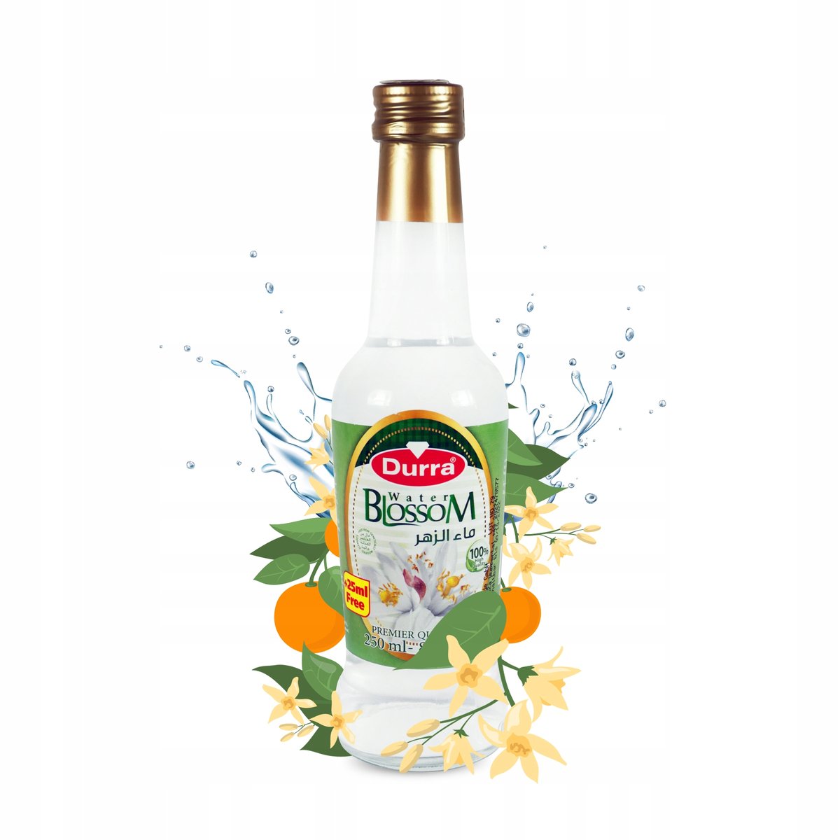 WODA Z KWIATÓW POMARAŃCZY 250ml DURRA JORDANIA