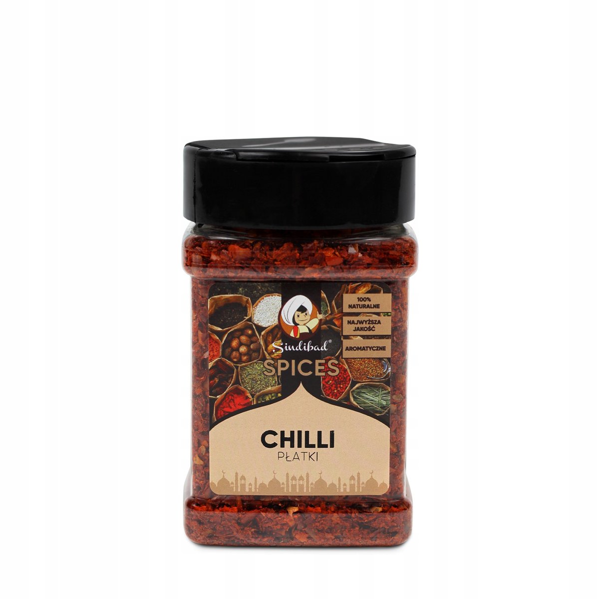 PŁATKI PAPRYKI CHILLI FLAKES 110 G Sindibad PIKANTNE