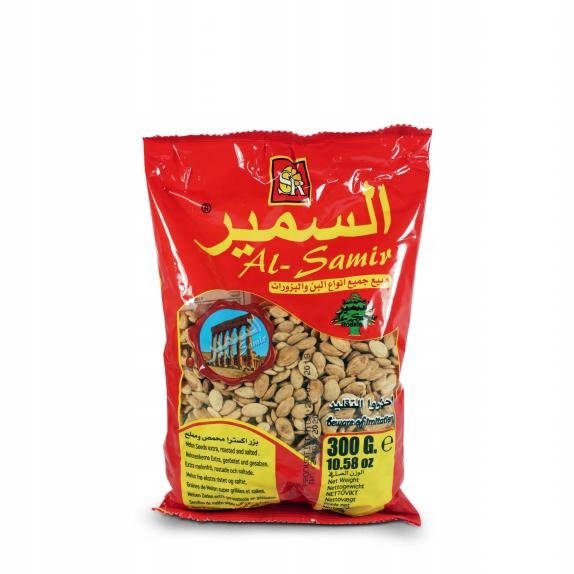 PRAŻONE PESTKI MELONA SOLONE Nr 2 300 g AL-SAMIR LIBAŃSKIE