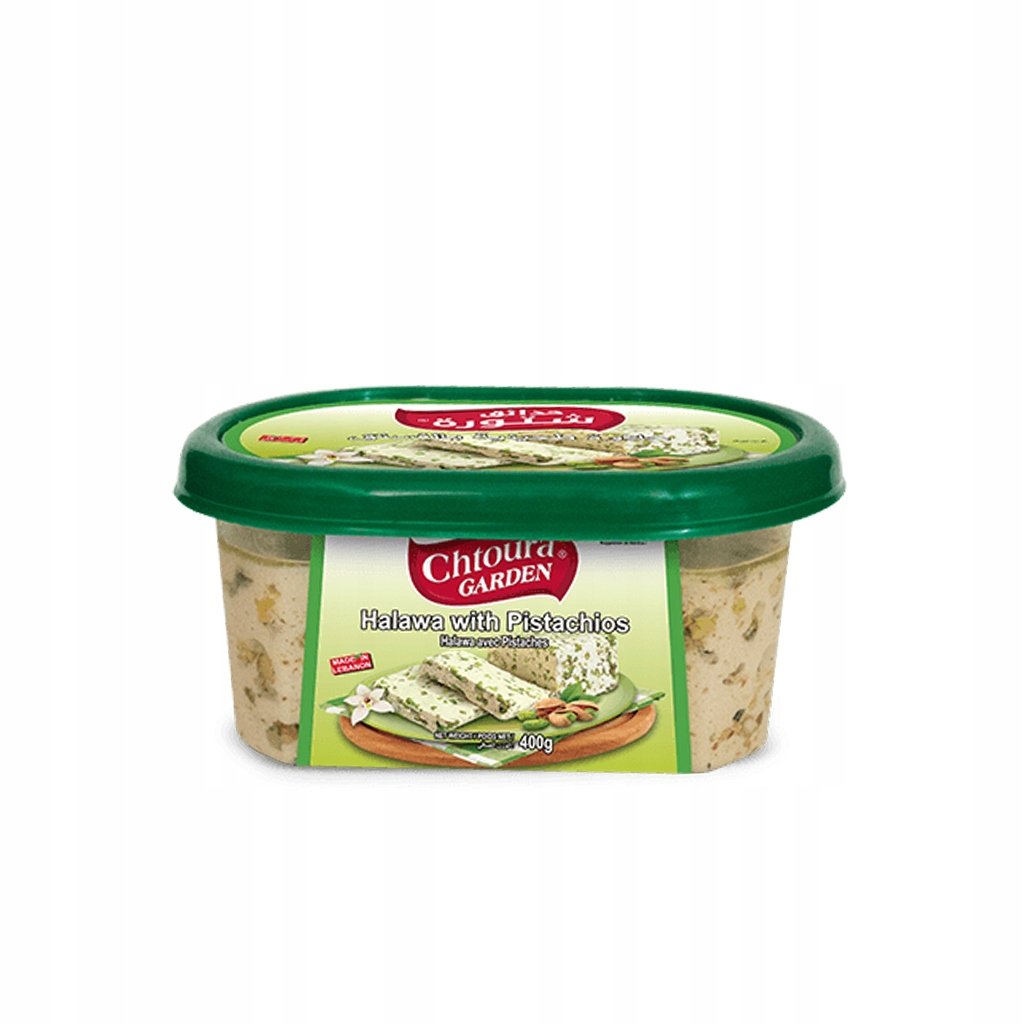 CHAŁWA SEZAMOWA Z PISTACJAMI LIBAŃSKA 400g CHTOURA GARDEN