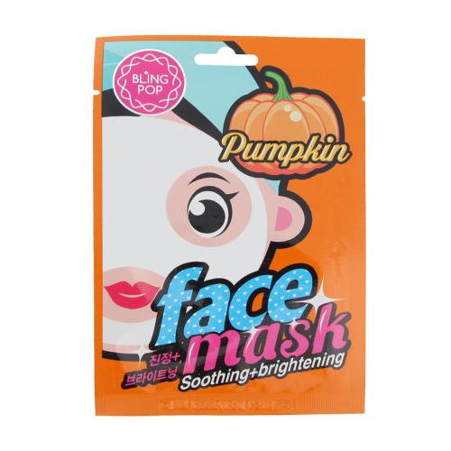 Bling Pop Face Mask Pumpkin Soothing + Brightening Maseczka do twarzy 20 ml
