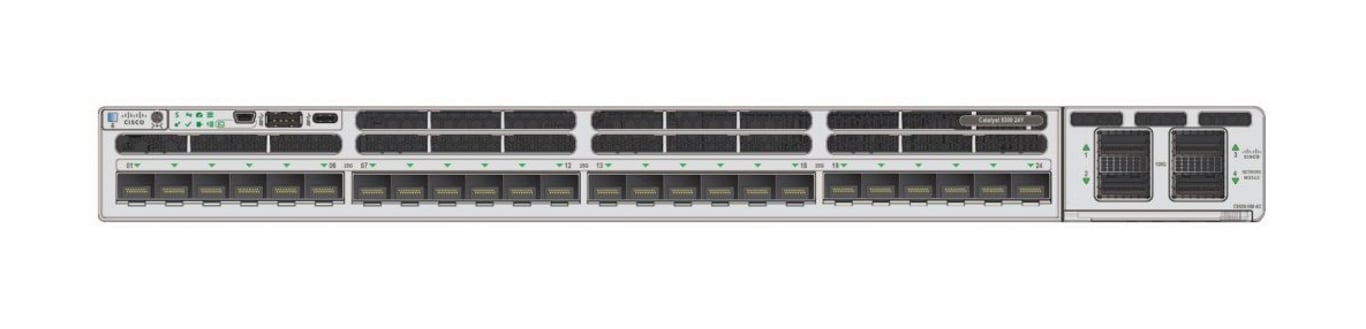 Cisco Catalyst 9300 Zarządzany 1U C9300X-24HX-A