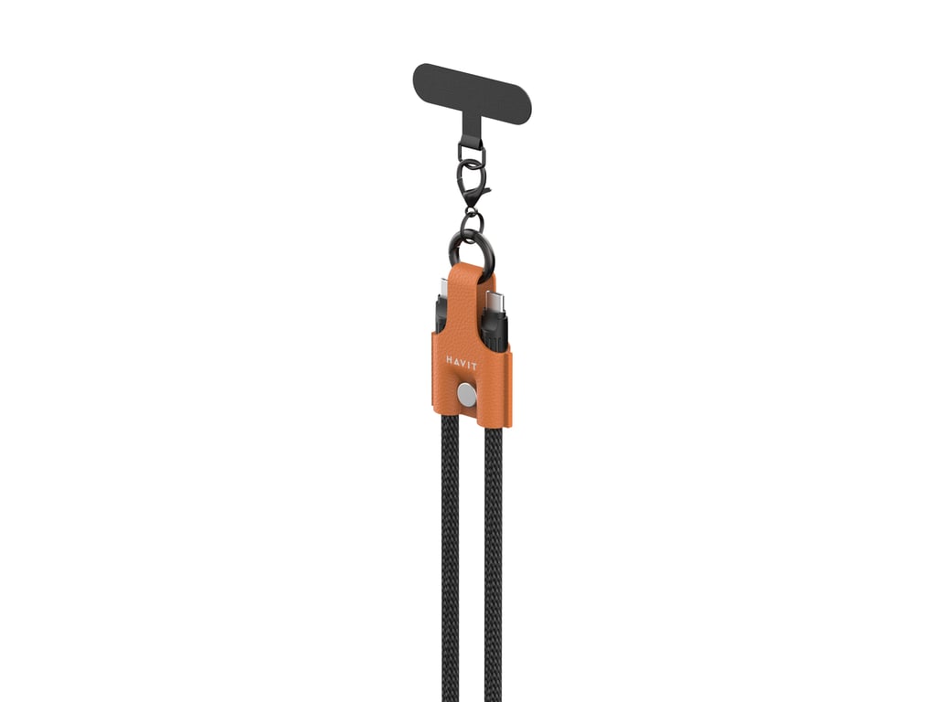 Havit CB6344 - kabel do ładowania, 1.2m (czarno-szaro-brązowy)