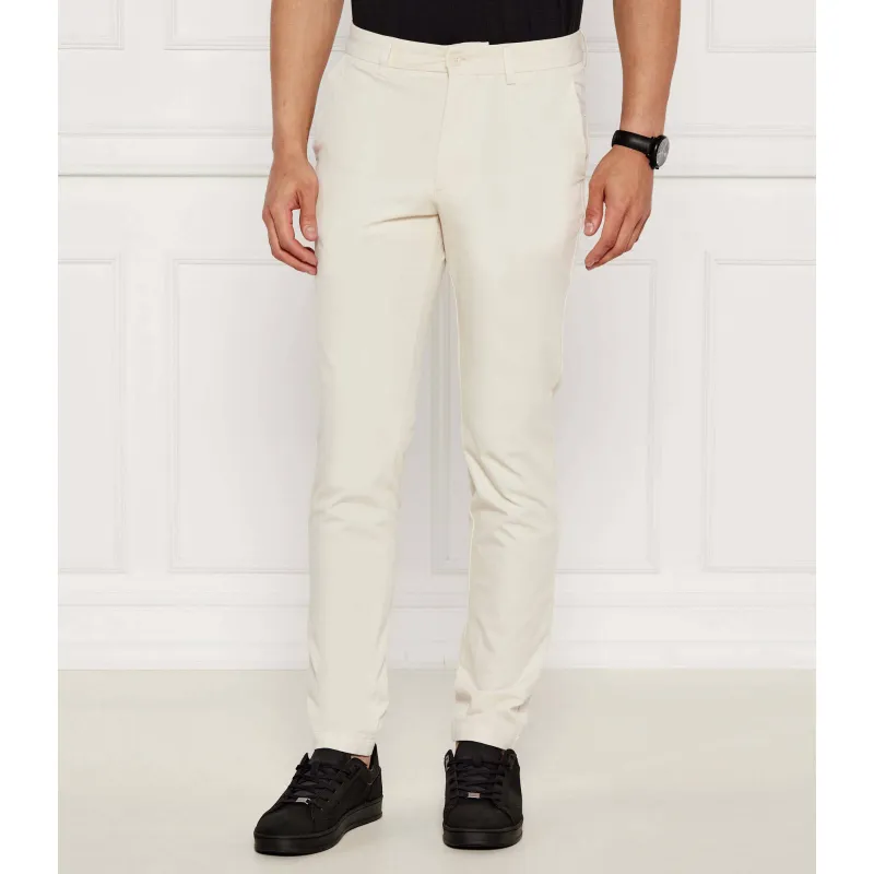 BOSS BLACK Spodnie chino P-Kaiton1-Zip | Slim Fit