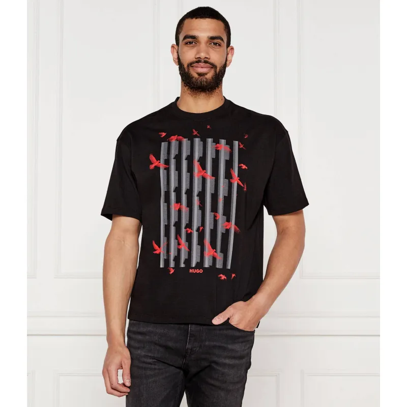 HUGO T-shirt Digraph | Loose fit
