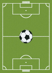 Dywan dziecięcy boisko FD Funky Top Hop kiwi