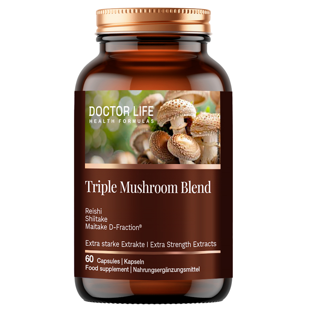 Doctor Life Triple Mushroom Blend, 60 kapsułek