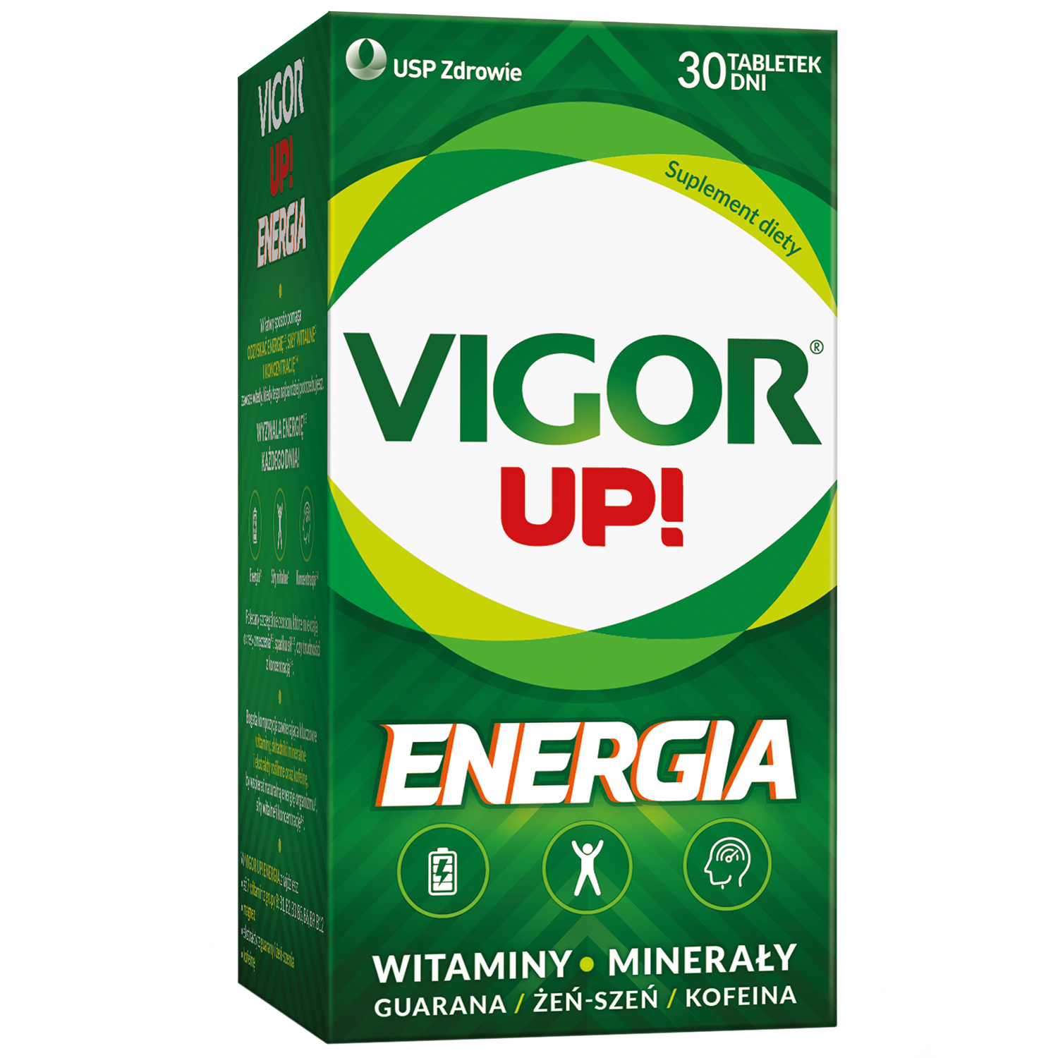 Vigor Up! Energia, 30 tabletek