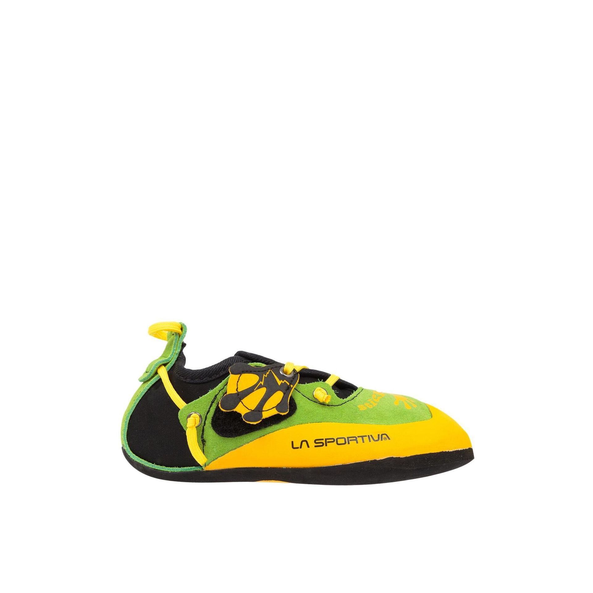 La Sportiva Stickit But wspinaczkowy Dzieci, lime/yellow EU 30-31 2020 Buty wspinaczkowe na rzepy 802-30