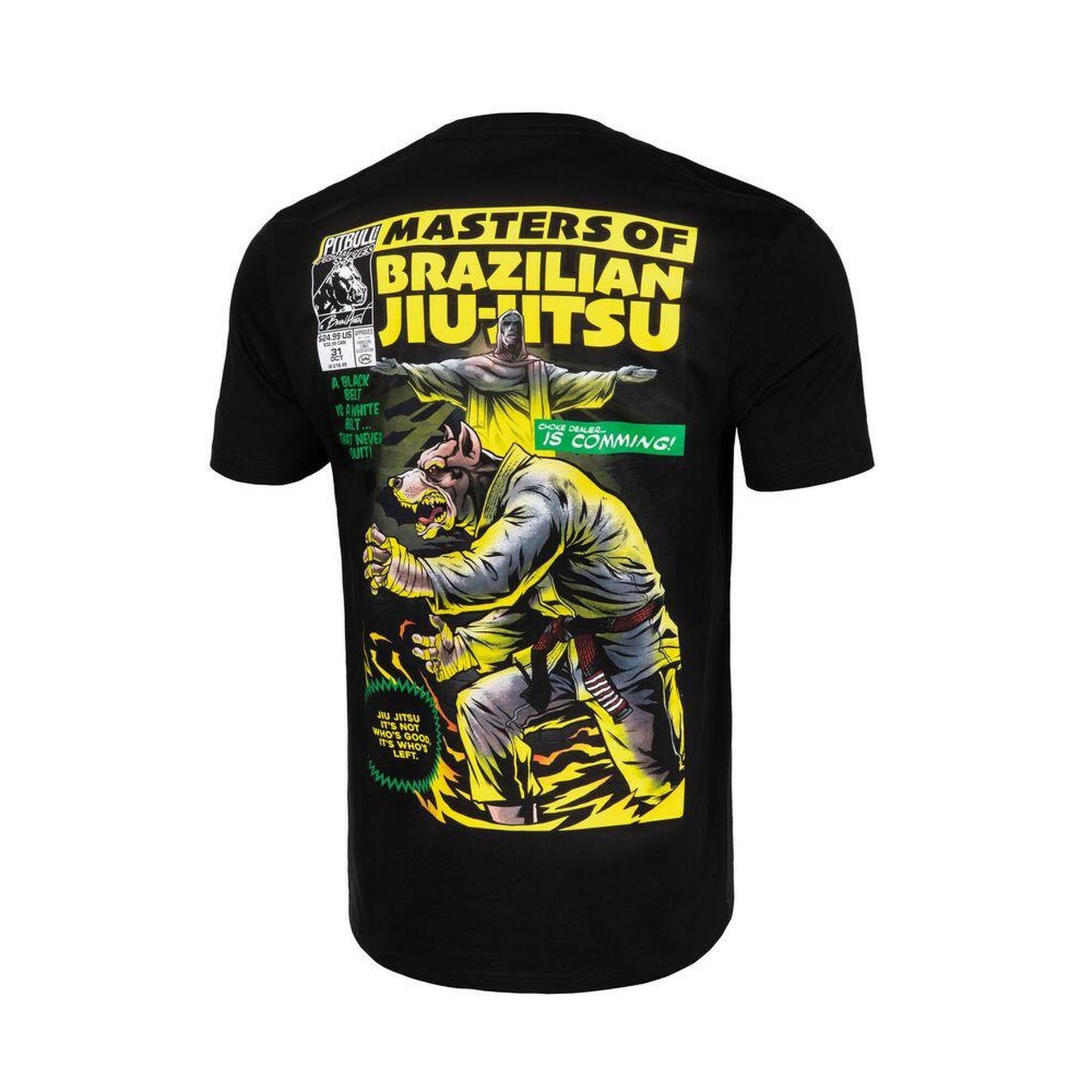 Koszulka Pit Bull 190 Regular Series Master Of Brazilian Jiu Jitsu '23 - Czarna XL