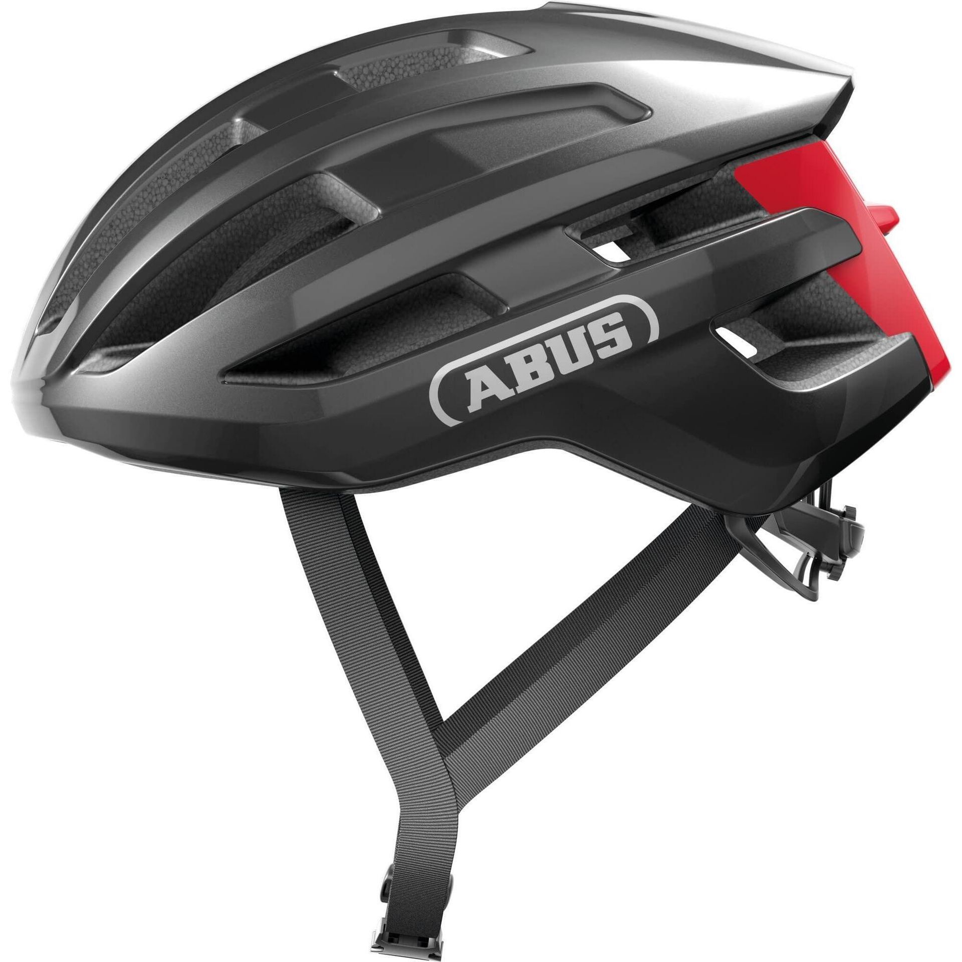 Kask rowerowy ABUS PowerDome szary 91927 52-58 cm (M)