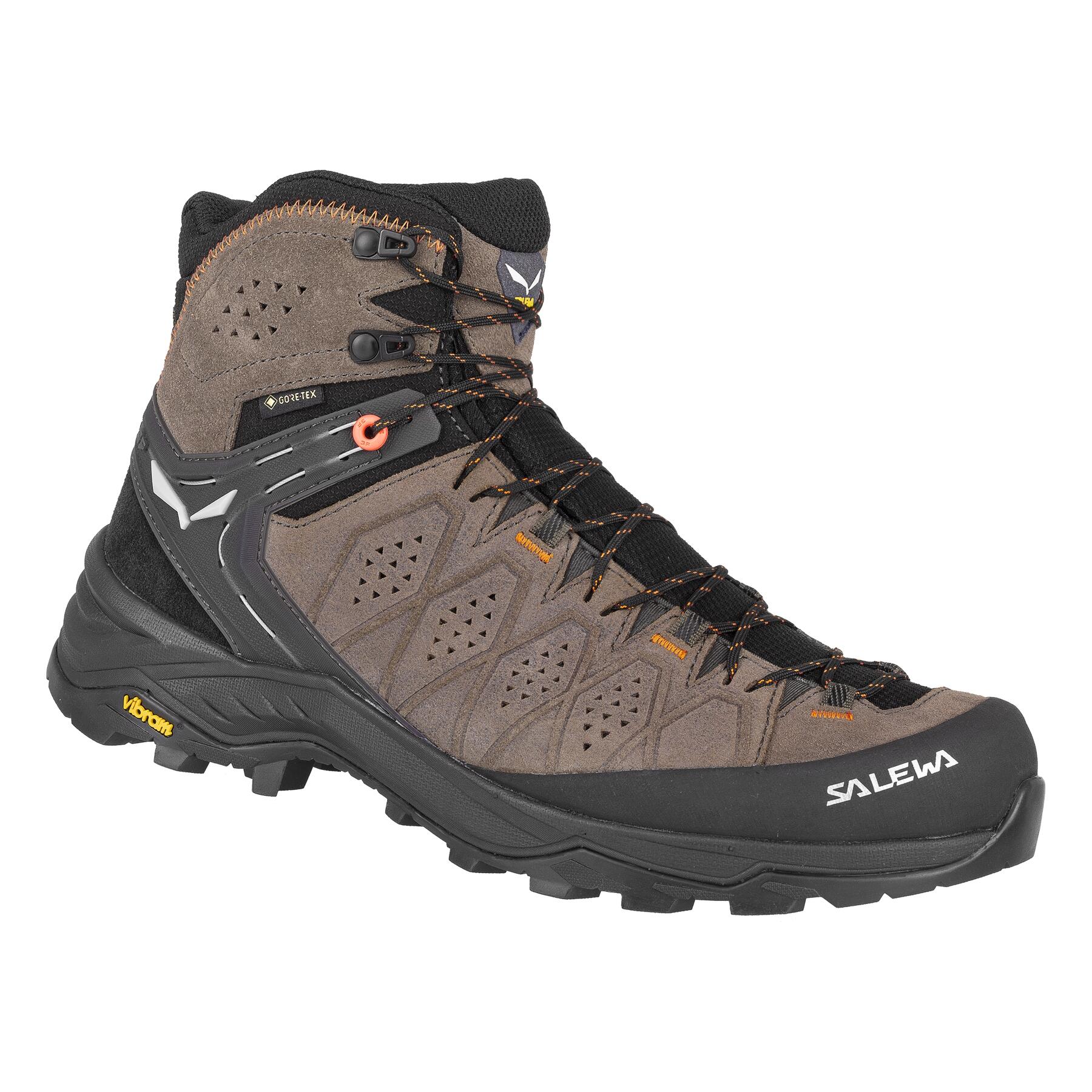 Buty trekkingowe męskie Salewa Alp Trainer 2 Mid GTX brązowe 00-0000061382
